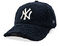 Kšiltovka New Era - MLB Borg Teddy Fleece 9FORTY - NY Yankees - Navy