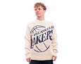 Svetr New Era - NBA Oversized Knit - LA Lakers - Cream
