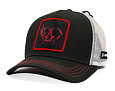 Kšiltovka Capslab - Assassin's Creed Trucker - Brotherhood Crest - Dark Green / Red