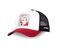 Kšiltovka Capslab - Naruto Trucker - Sakura Haruno - White / Red