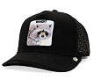 Kšiltovka Goorin - Bandit Trucker - Raccoon - Black
