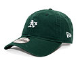 Kšiltovka New Era - MLB Washed Mini Logo 9TWENTY - Oakland Athletics - Dark Green