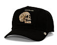 Kšiltovka Goorin - Suede Cancelled Skull Trucker - Black