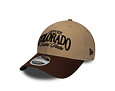 Kšiltovka New Era - Branded Wordmark 9FORTY M-CROWN - Camel / Chestnut Brown