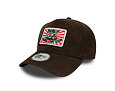 Kšiltovka New Era - Branded Moto Patch Pu 9FORTY A-Frame - Chestnut Brown