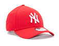 Kšiltovka New Era 9FORTY MLB League Basic New York Yankees - Scarlet / White