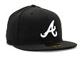 Kšiltovka New Era - 59FIFTY Basic - Atlanta Braves - Black / White