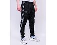 Tepláky Kappa 222 Banda Rastoria Slim J61 Black/Black/White