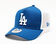 Kšiltovka New Era - MLB Clean 9FORTY Trucker - LA Dodgers - Light Royal / White