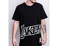 Triko Mitchell & Ness Los Angeles Lakers Big Face Tee 3.0 Black