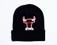 Kulich Mitchell & Ness Chicago Bulls Chenille Logo Cuff Knit Black