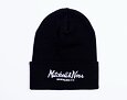 Kulich Mitchell & Ness Branded Pinscript Cuff Knit Black / White