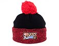 Kulich Mitchell & Ness Philadelphia 76ers Two Tone Pom Beanie HWC Black