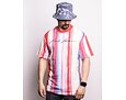 Triko Karl Kani Autograph Tie Dye Stripe Tee red