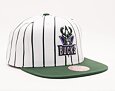 Kšiltovka Mitchell & Ness NBA Retro Pinstripe Snapback Hwc Milwaukee Bucks White