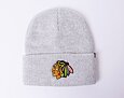Kulich '47 Brand NHL Chicago Blackhawks Brain Freeze '47 Cuff Knit Grey