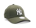 Dámská kšiltovka New Era - 9FORTY League Essential - NY Yankees - New Olive / White