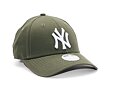 Dámská kšiltovka New Era 9FORTY Womens MLB League Essential New York Yankees - Olive / White