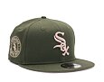 Kšiltovka New Era 9FIFTY MLB Side Patch Chicago White Sox New Olive / Dirty Rose