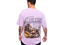 Triko Karl Kani Small Signature Washed Heavy Jersey Landscape Tee lt purple