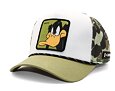Kšiltovka Capslab - Looney Tunes Trucker - Daffy Duck Duck Season - White / Camo