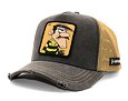 Kšiltovka Capslab - Lucky Luke Trucker - Joe Dalton - Grey / Mustard
