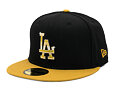 Kšiltovka New Era - MLB 59FIFTY Day - LA Dodgers - Black & Gold
