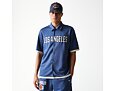 Dres New Era - NBA Button Jersey Shirt - LA Lakers - Muted Indigo