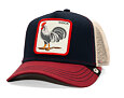 Kšiltovka Goorin - Rooster Trucker - April Fools - Red/Navy/Stone