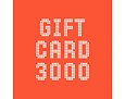 Dárkový poukaz na nákup v hodnotě 3000 Kč