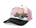 Kšiltovka Von Dutch - Flying Eyeball Hot Rod Trucker - White / Pink