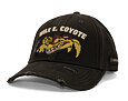 Kšiltovka Capslab - Looney Tunes Dad Cap - Wile E. Coyote Caution Coyotes Distressed - Black