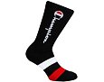 Podkolenky Champion Rochester Crew Socks Black/White/Red