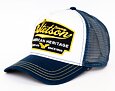 Kšiltovka Stetson - American Heritage Trucker - White / Navy