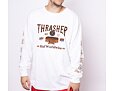 Triko s dlouhým rukávem HUF × Thrasher Monteray Longsleeve White