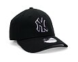 Kšiltovka New Era 9FORTY MLB Team Outline New York Yankees Black / Tropic Purple
