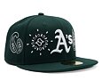 Kšiltovka New Era 59FIFTY MLB All-Over-Paisley Oakland Athletics Team Color / Optic White