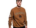 Mikina New Era MLB Large Logo Oversized Crewneck Los Angeles Dodgers Cooperstown Toasted Peanut / Na