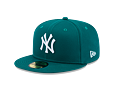 Kšiltovka New Era 59FIFTY MLB League Essential 5 New York Yankees Malachite / White