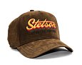 Kšiltovka Stetson - Oily Goat Suede Trucker - Brown