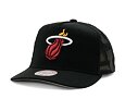 Kšiltovka NBA Monogram Trucker Miami Heat Black