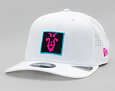 Kšiltovka New Era - LIV Golf 9SEVENTY Stretch-Snap - Range Goats - White