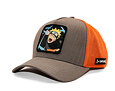 Kšiltovka Capslab - Naruto Trucker - Uzumaki Rasengan - Taupe / Orange