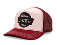Kšiltovka Stetson - All American Diner Trucker - Pink / Burgundy