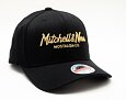 Kšiltovka Mitchell & Ness - Branded Pinscript Classic Red - Black / Gold