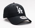 Kšiltovka New Era 9FORTY Black & White Los Angeles Dodgers Strapback Black