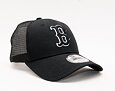 Kšiltovka New Era 9FORTY Trucker MLB Home Field Boston Red Sox Strapback Black