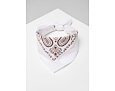 Šátek Urban Classics Bandana Wht/Brn