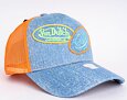 Kšiltovka Von Dutch Russel Trucker Denim Blue/Orange