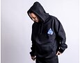 Mikina HUF Tesseract Triple Triangle Hoodie Black